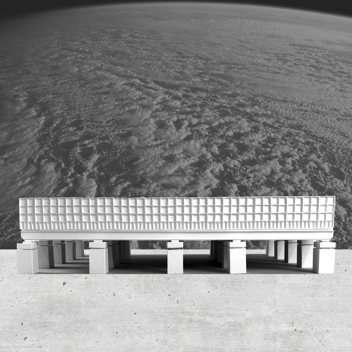This model depicts a Victorian sludge tank adjacent to the site. Its platonic, modular construction mirrors the reservoir’s repetitive brick arches, and the component-based architecture of the proposal.